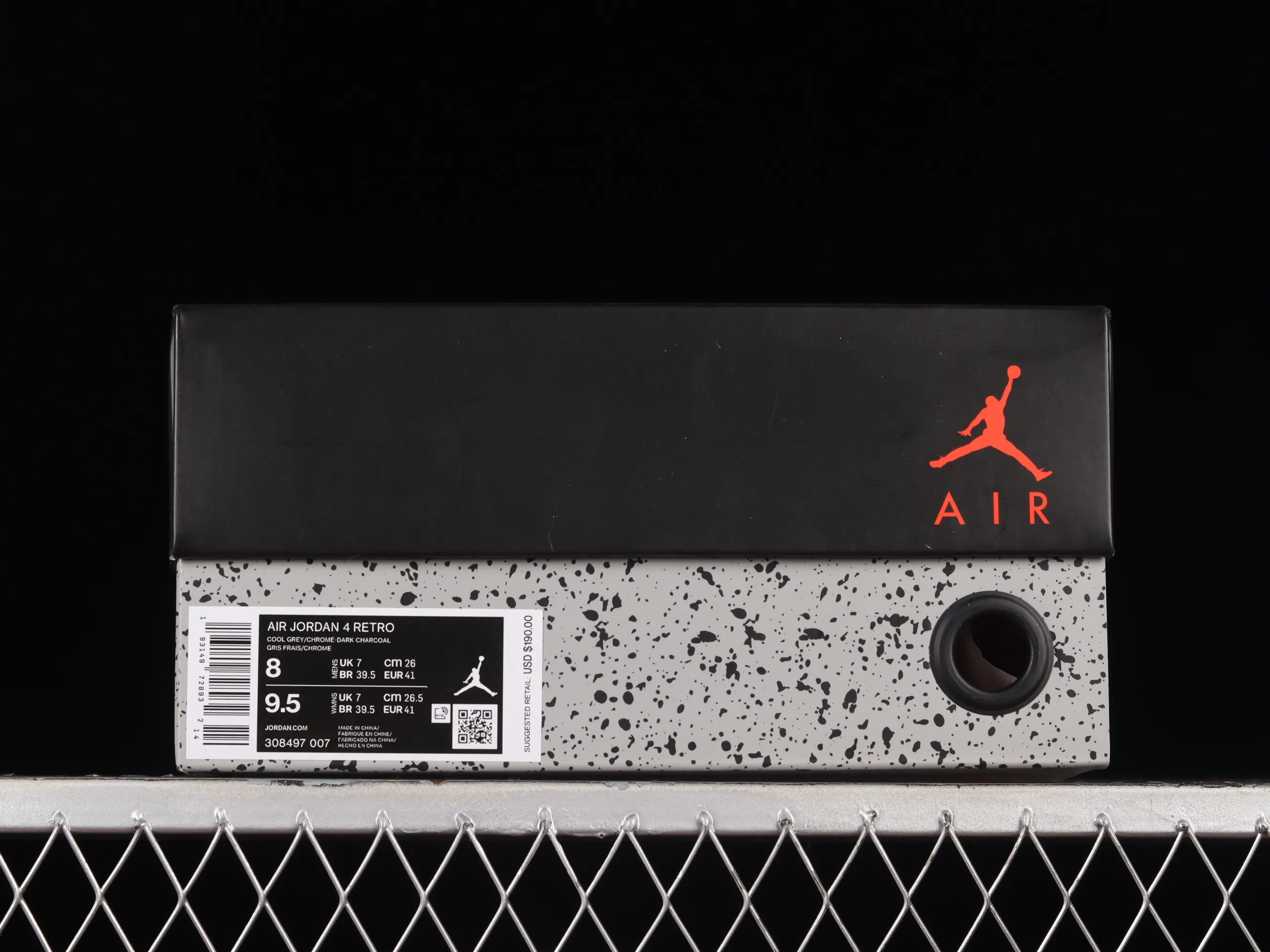 All categories Air Jordan Jordan series basketball shoes Air Jordan 4 OG version Air Jordan 4 Retro "Cool Grey" AJ4 Joe 4 cool gray 308497-007